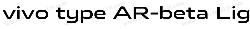 vivo type AR-beta Light字体转换